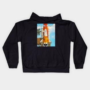 To the moon Kids Hoodie